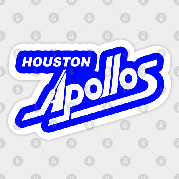 Defunct Houston Apollos Hockey 1979 Sticker by LocalZonly